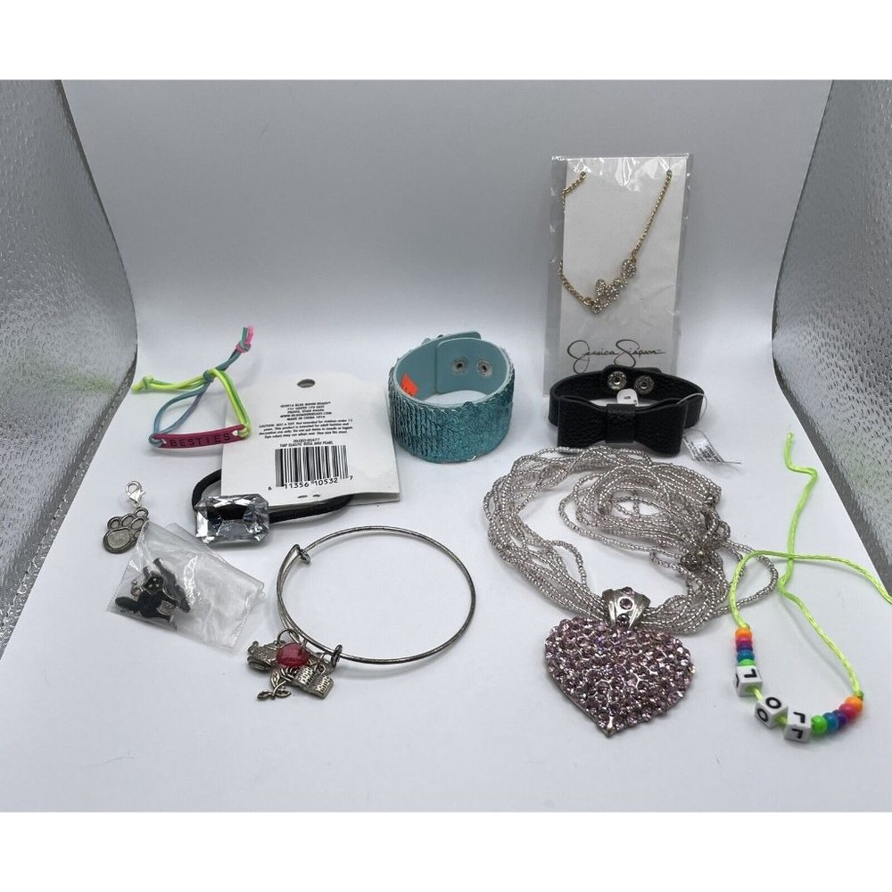 Large Lot of Girls Jewelry-Justice.‎ Jessica Simpson, Necklace Bracelets